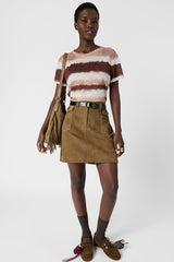 MABINTY ROPE LINEN TIE DIE T SHIRT