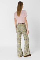 MIRANA PINK LINEN LUREX V SHIRT