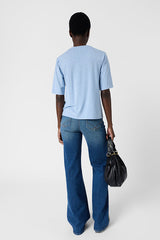 MALVINE BLUESKY FLUID V T SHIRT