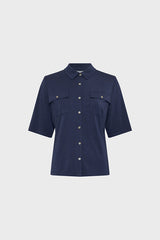MYLA BUTTON DOWN POLO SHIRT