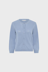 LORYS BLUESKY LINEN BLEND CARDIGAN