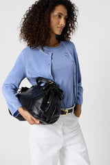 LORYS BLUESKY LINEN BLEND CARDIGAN