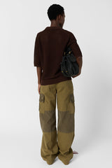 LIANNE OPENWORK POLO SHIRT
