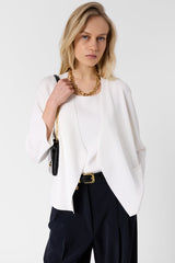 LYNAYA WHITE MICROFIBER VEST