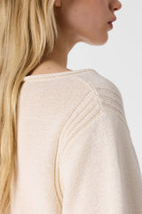 LIONA COTTON LINEN BLEND SWEATER