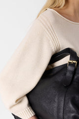 LIONA COTTON LINEN BLEND SWEATER