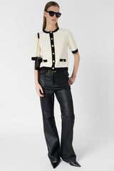 LAILA TWO TONE KNITTED CARDIGAN