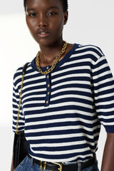 LAINA SHORT SLEEVED SAILOR SWEATER