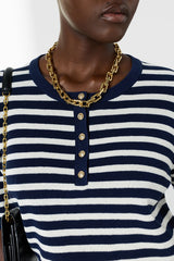LAINA SHORT SLEEVED SAILOR SWEATER