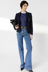 LAURANNA LINEN ROUND NECK SWEATER
