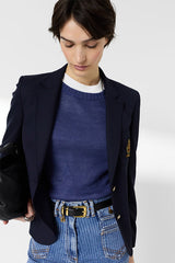 LAURANNA LINEN ROUND NECK SWEATER