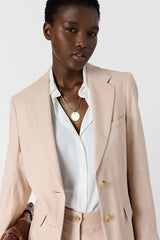TAZIA LINEN BLEND SUIT JACKET