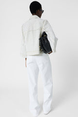 TAMEA STRIPED DENIM JACKET