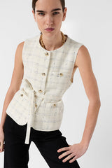 TILLIE TWEED SUIT WAISTCOAT