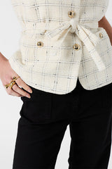 TILLIE TWEED SUIT WAISTCOAT