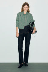 LIANA STRIPED SHORT SHIRT