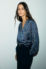 LOLITA COUNTRY-STYLE FLORAL BLOUSE