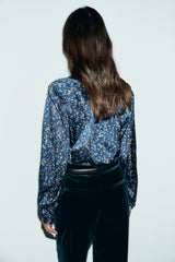 LOLITA COUNTRY-STYLE FLORAL BLOUSE