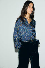 LOLITA COUNTRY-STYLE FLORAL BLOUSE