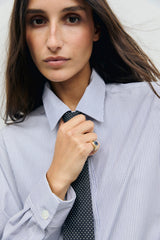 LYLA STRIPED POPLIN SHIRT