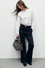 LUMA WHITE POPLIN SHIRT