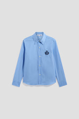 LUMA BLUE POPLIN SHIRT