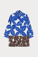 DEDO BLUETTE PRINTED POPLIN SHIRT