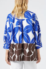 DEDO BLUETTE PRINTED POPLIN SHIRT