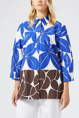 DEDO BLUETTE PRINTED POPLIN SHIRT