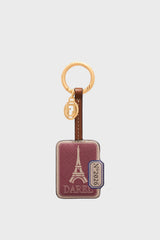 DAREL 26 COATED CANVAS AND LEATHER CHARM