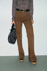 ANNA CINNAMON FLARED JEANS