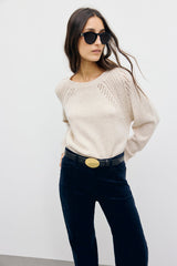 RISA OPENWORK WOOL SWEATER