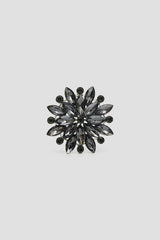 COROLE GREY BROOCH