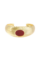 EPICEA CARNELIAN STRIPED BANGLE