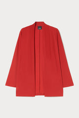 DIXI RED INTERLOCK JERSEY JACKET