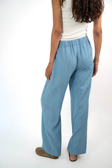 VADIM-L INDIGO LYOCEL TROUSERS