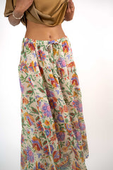 SIENNA RED FLOWERS SKIRT