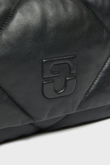 LE FANNY BLACK QUILTED CHAIN STRAP HANDBAG