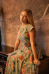 NINA GREEN DRESS