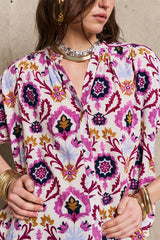 YUCATAN PINK PRINTED SHIRT