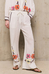 AUGUSTINE EMBROIDERED TROUSERS