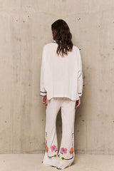 AUGUSTINE EMBROIDERED TROUSERS