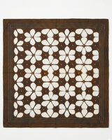 LOTUS BROWN PRINTED SCARF