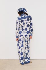 LOTUS INDIGO PRINTED LONG SLEEVE SHIRT