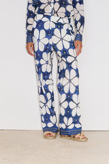 LOTUS INDIGO PRINTED TROUSERS