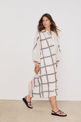 SOLENE LONG SLEEVE DRESS