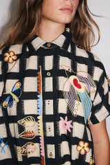 FLORA CHECKERED DRESS