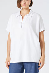 EMILIA STRETCH COTTON T-SHIRT
