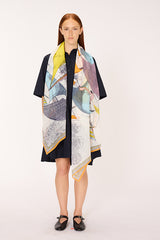 DES RIVES ET DES REVES MULTICOLOR 100 SCARF