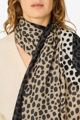 FELIS GREY WOOL SCARF